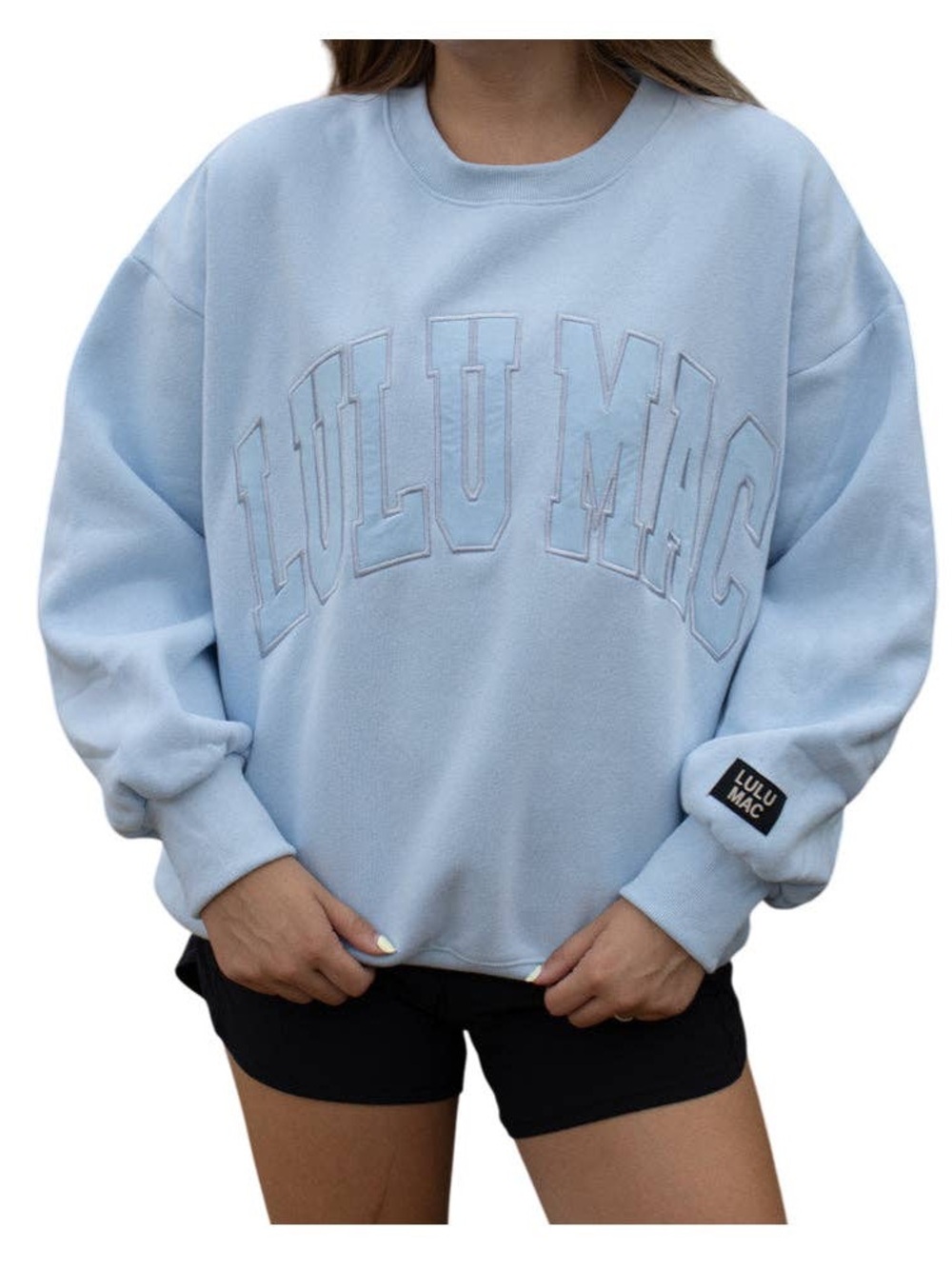 Lulu Mac Mono Light Blue  Sweatshirt